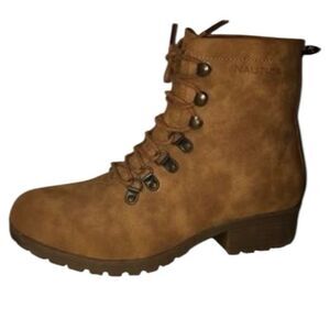 Nautica Women's Tan Ankle Boots Size 11